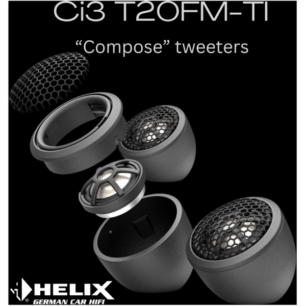 Helix Ci3 T20FM-TI tweeter set