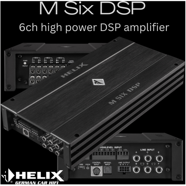 Helix M Six DSP Amplifier