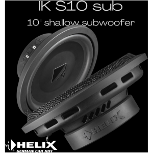 HELIX IK S10 shallow dual voice coil 10" subwoofer