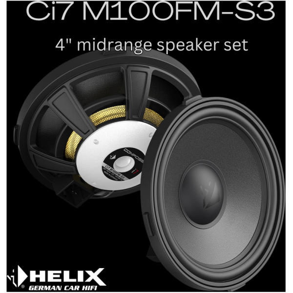 Helix Ci7 M100FM-S3 4" midrange speakers