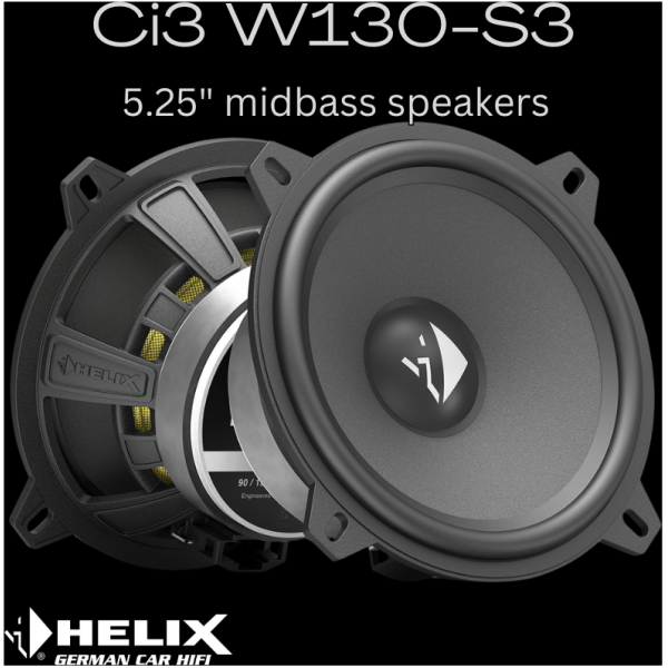 Helix Ci3 W130-S3 mid-bass woofers
