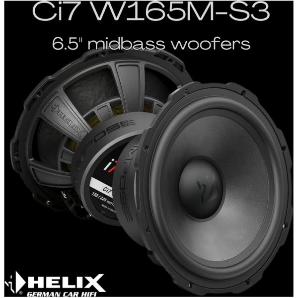 Helix Ci7 W165FM-S3 6.5" midbass woofers