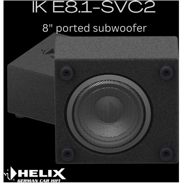 Helix E8.1-SVC2 8" ported subwoofer